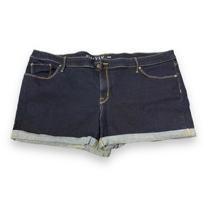 Ava & Viv Classic Dark Wash Denim Jean Shorts